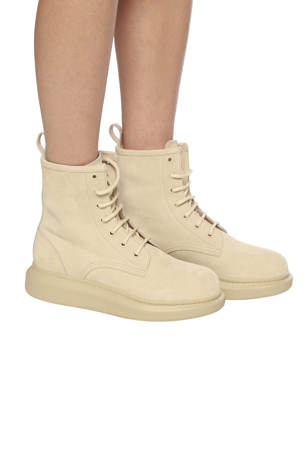 Alexander mcqueen sale suede boots